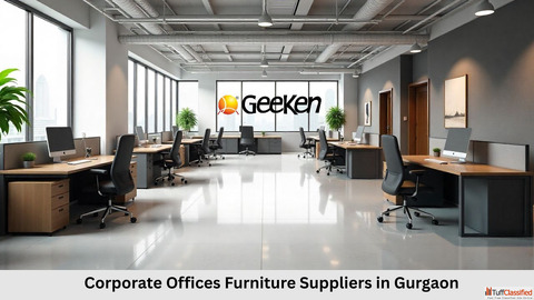 Corporate Offices Furniture Suppliers in Gurgaon - Geeken Workspace Solutions