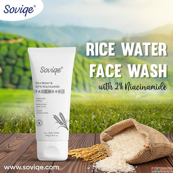 Buy Soviqe Rice Water Face Wash online