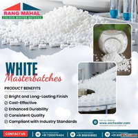 White master batch manufacturers by Rangmahal - Sachdeva Pol...