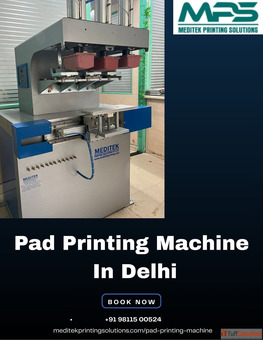 Pad Printing Machine In Delhi For Industrial Commercial Use