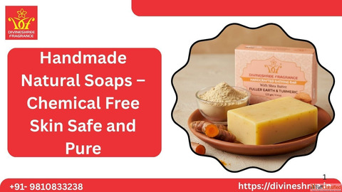 Handmade Natural Soaps - Chemical Free Skin Safe and Pure