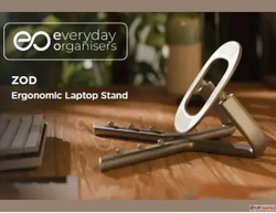 ZOD Ergonomic Laptop Stand with Adjustable Height Ventilatio...