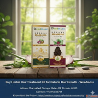 Buy Herbal Hair Treatment Kit for Natural Hair Growth - Weed...