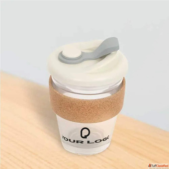 Cork Coffee Mug with Lid