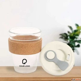Cork Coffee Mug with Lid