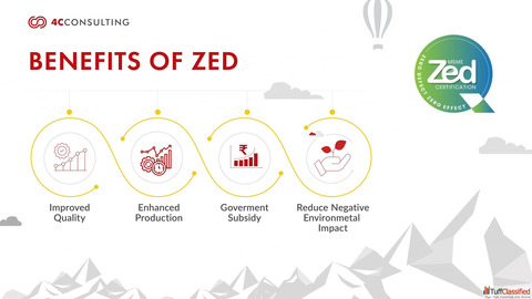 MSME Sustainable ZED Certification ZED Consultancy Services