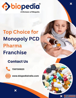 Biopolis Lifesciences Best PCD Pharma Franchise Monopoly Basis