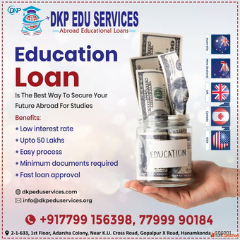 Education Loans For Abroad Studies in Warangal Dkp Edu Services