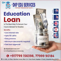 Education Loans For Abroad Studies in Warangal Dkp Edu Servi...