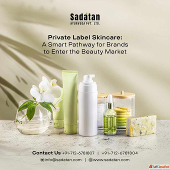 Custom Private Label Skincare Solutions by Sadatan Ayurveda Pvt. Ltd.