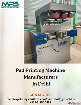 Pad Printing Machine Manufacturers In Delhi For Precision Industrial Printing