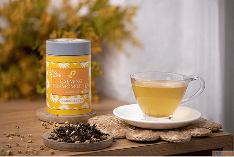 Calming Chamomile Tea Bags in India Loose Leaf Green Tea