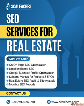 Professional SEO Services for Real Estate Scaleacres Promotech