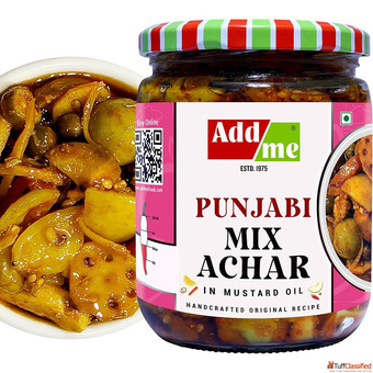 Authentic Punjabi Mix Achar - Tangy Spicy Full of Flavor