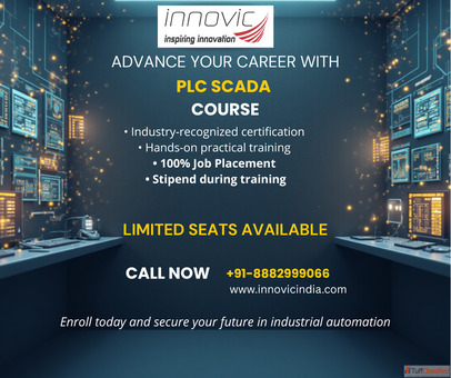 Stipend based PLC SCADA Course in Delhi NCR with job guarantee.