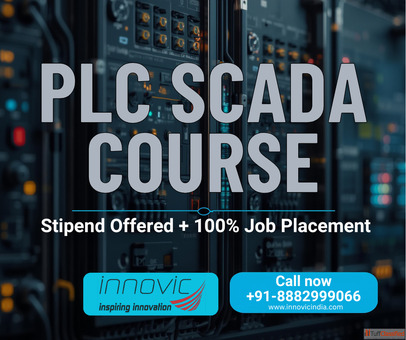 Stipend based PLC SCADA Course in Delhi NCR with job guarantee.