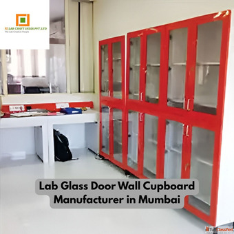 Trusted Glass Door Wall Cupboard Manufacturers in Mumbai RJ Lab Craft India