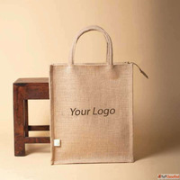 Jute Bag with Zip