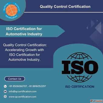 ISO Certification for Automotive Industry Quality Control Certification