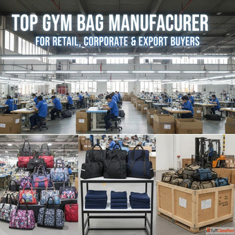 Top Gym Bag Manufacturer for Retail Corporate Export Buyers