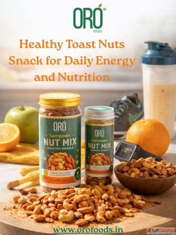 Healthy Toast Nuts Snack for Daily Energy and Nutrition