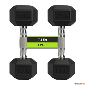 Koxtons Hexagon Dumbells - 7.5 KG