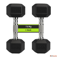 Koxtons Hexagon Dumbells - 7.5 KG