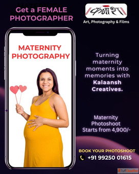 Kalaansh Creatives Maternity Photography Services in Ahmedabad