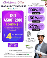 ISO 450012018 Lead Auditor Course in Kochi