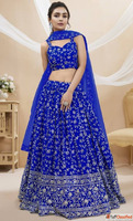 Beautiful Navy Blue Lehenga at 55 Off