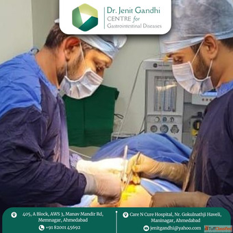 Dr. Jenit Gandhi Leading Robotic Gastro Surgeon in Ahmedabad India