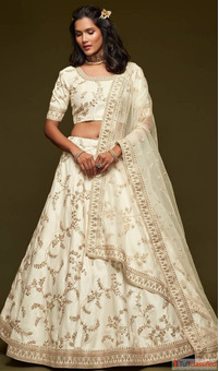 Shop Elegant Beige Lehenga Online with 65 Off