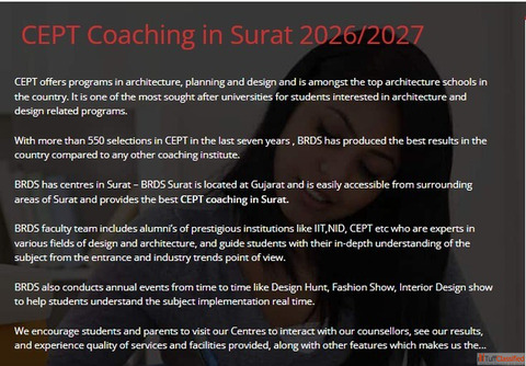Are You Searching for the CEPT Coaching in Surat