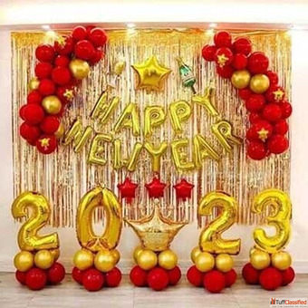 New Year Decorations in Delhi NCR - New Year 2026 party