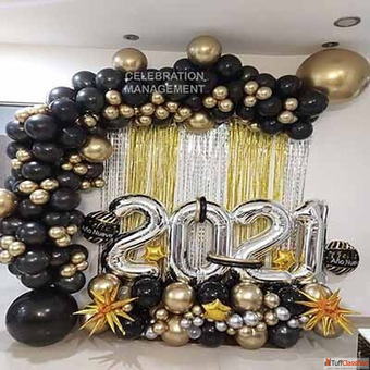 New Year Decorations in Delhi NCR - New Year 2026 party