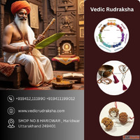 Embrace Natural Rudraksha Beads Vedic Divine Wisdom in Harid...