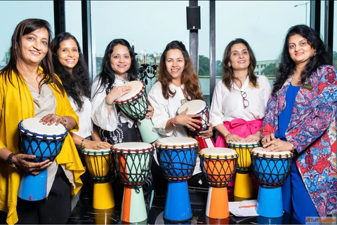Drum Circle Activity in Chandigarh