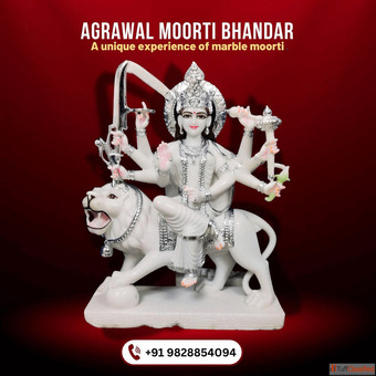 Premium Durga Marble Statue at Best Price