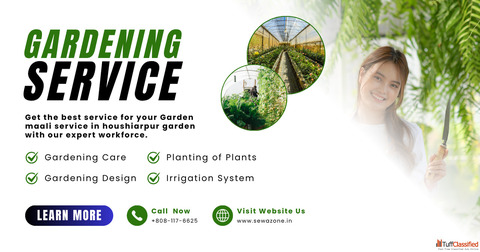 Garden Maali Service in Hoshiarpur Professional Gardener for Home Lawn Care