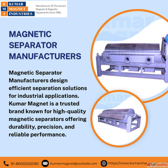 Magnetic Separator Manufacturers Kumar Magnet