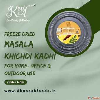 Freeze Dried Masala Khichdi Kadhi for Home Office Outdoor Use