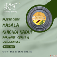 Freeze Dried Masala Khichdi Kadhi for Home Office Outdoor Us...