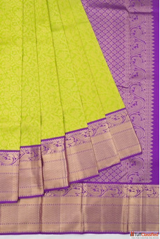Buy Parrot Green Saree Mavuri's