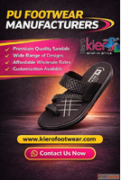 PU Footwear Manufacturers - Premium Quality Sandals Slippers...