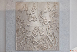 Elegant Bird Motif Decorative Stone Panels - Stone Art By SK...