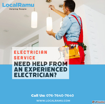 Electrical Work Service by LocalRamu Services With Reliable Electrician in Bangalore