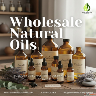 Wholesale Natural Oils 2025 Pure Grade Supply for Industrial Cosmetic Formulations