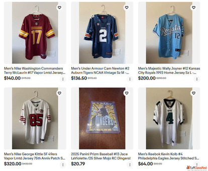 Authentic NFL Jerseys Sports Cards for Sale 99 Positive Feedback - eBay Store