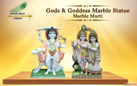 Radha Krishna Marble Murti in Coimbatore MarbleMurtiJaipur