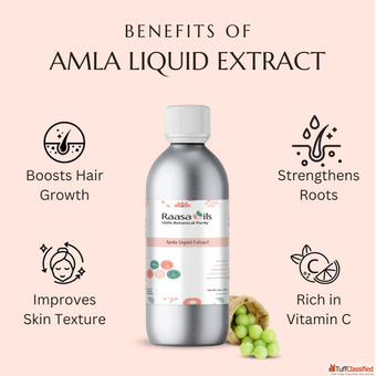 Amla Liquid Extract for Hair Skin Care Raasa Oils